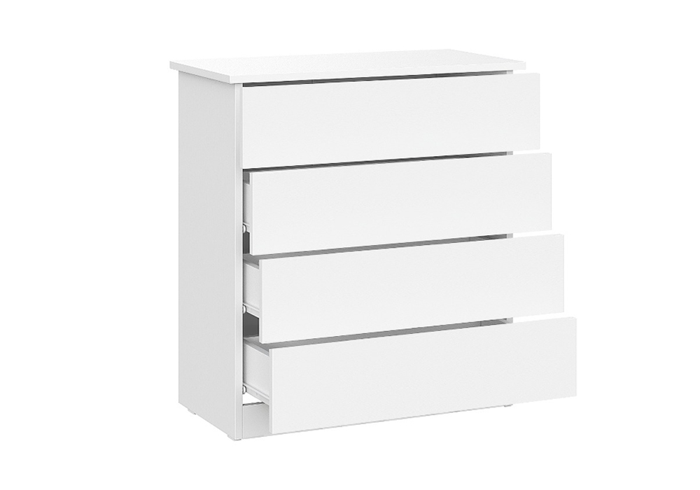 Комод КМ 4 белый текстурный