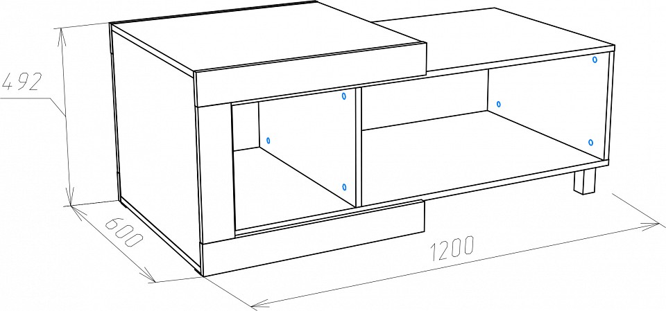 Стол журнальный Генезис