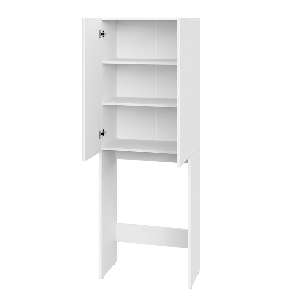 Пенал 640 с нишей для стиральной машины, Белый