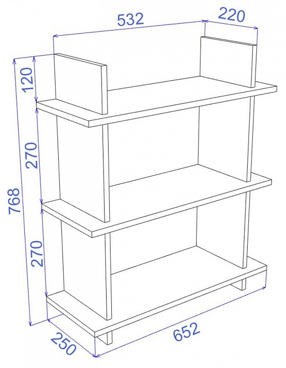 Полка навесная Cross Пл4 Полка навесная Cross Пл4
