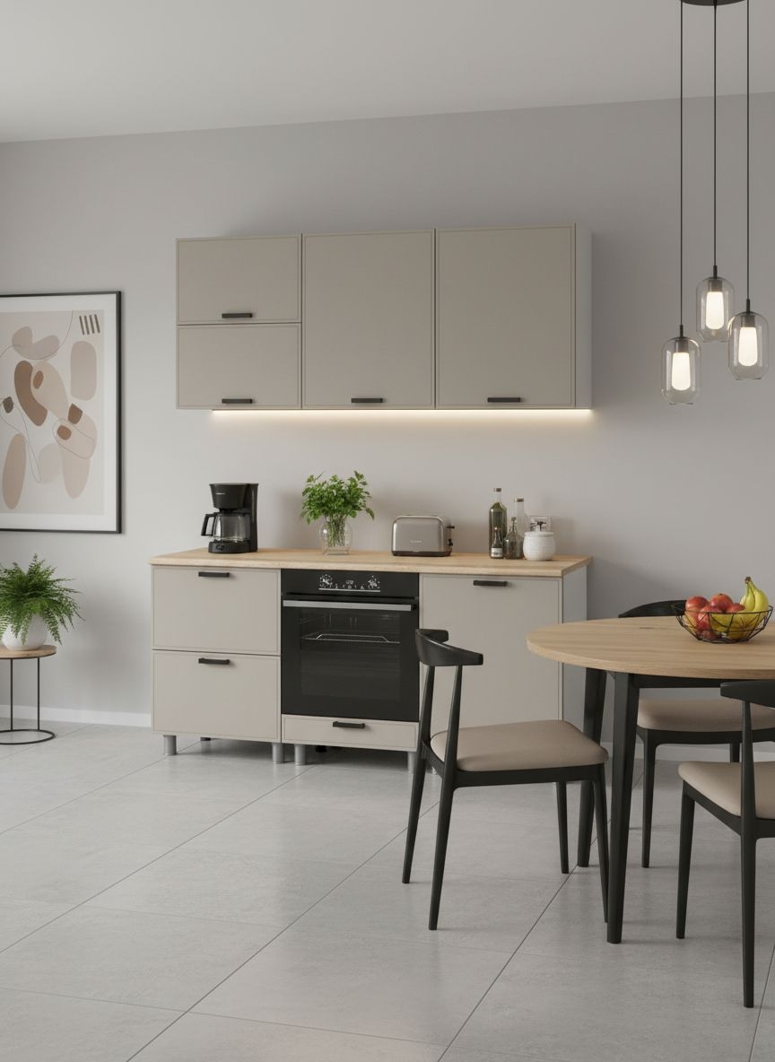 МК Аленушка 1,8м Магнолия Керамика,скоба черный,сонома