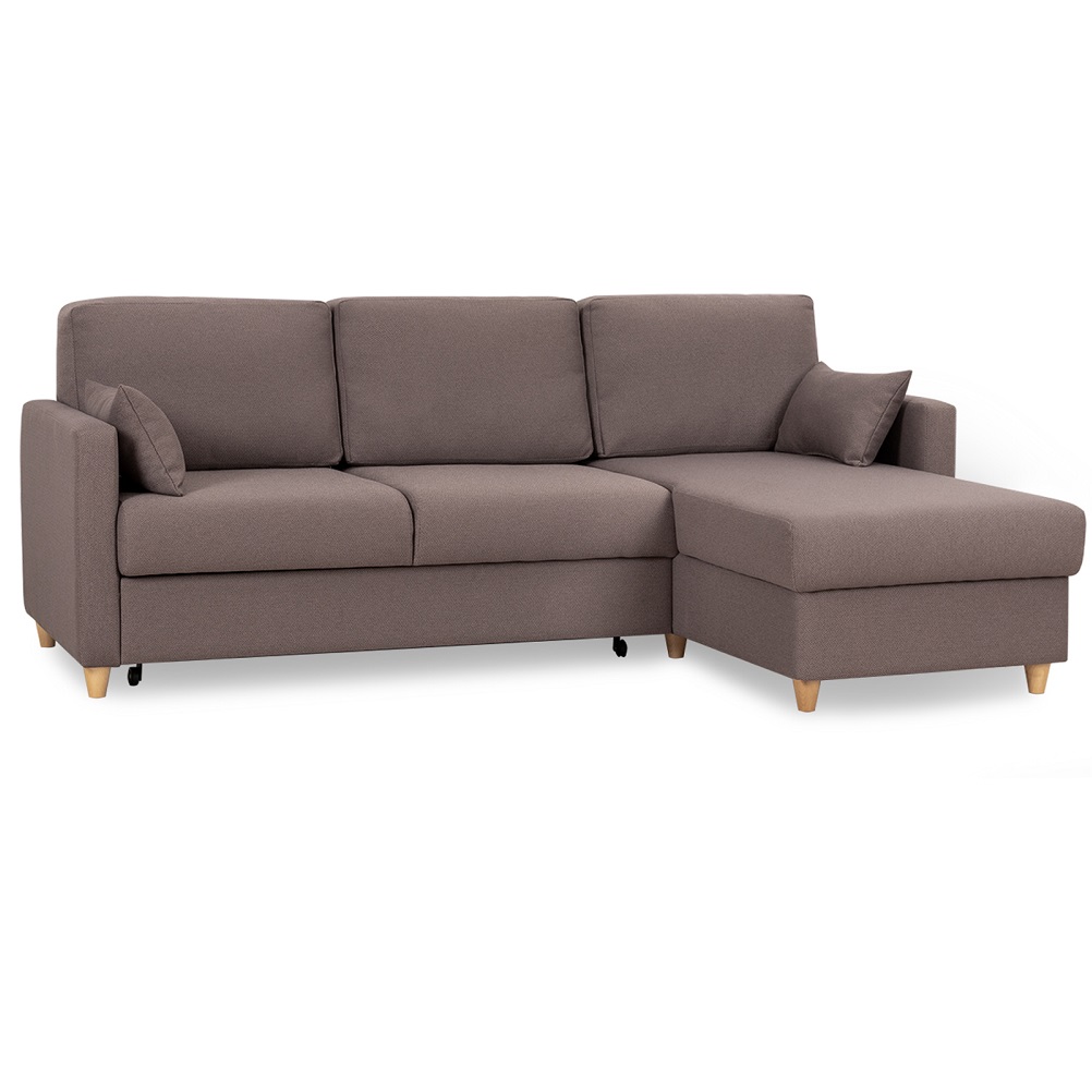 Диван кровать угловой Дилан, Коричневый