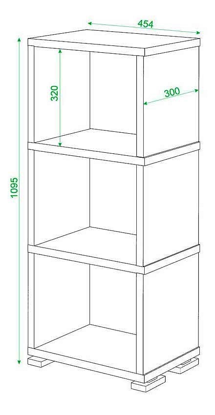 Стеллаж Домино СБ-15/3