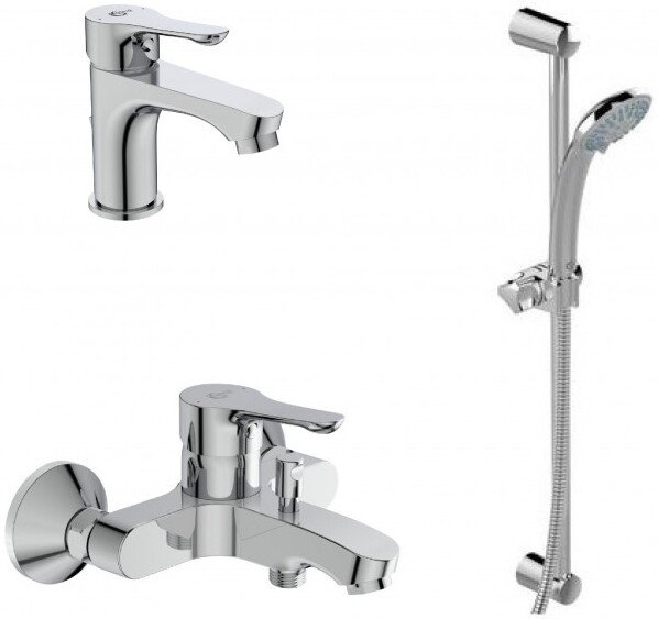 BD004AA Set ALPHA (BC486AA см-ль д/умыв. + BC654AA см-ль д/ванны + B1489AA душ. гарнитур)