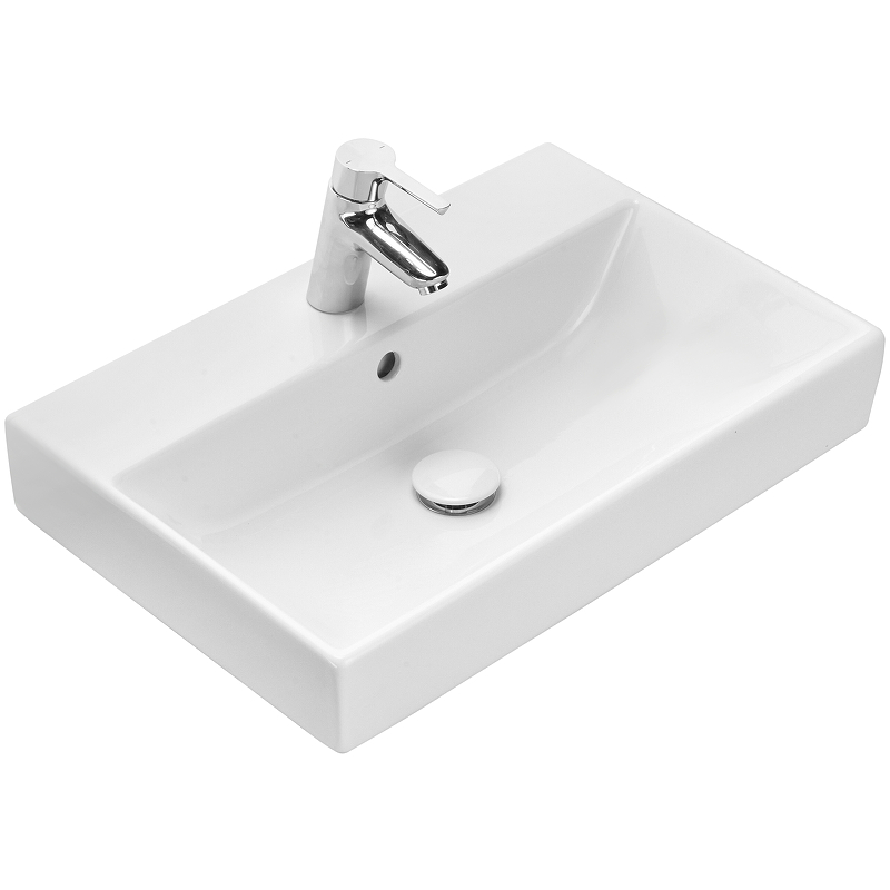 3274C400Y Oleta раковина мебельная 600х390, 1 отв. ГРУЗИТЬ ТОЛЬКО С МЕБЕЛЬЮ