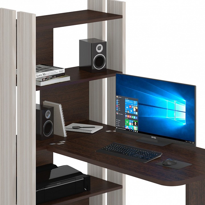 Стол компьютерный Домино Lite СТЛ-ОВ+С100Р