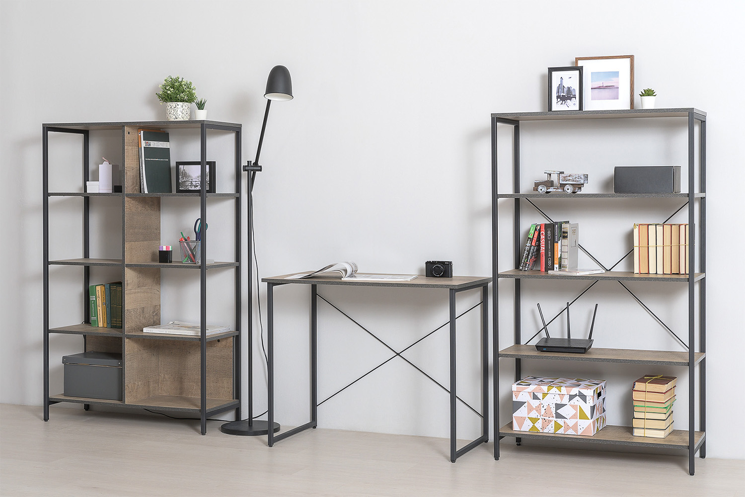 Стол письменный Трувор 12.98 N, Дуб Гранж Песочный, Интра