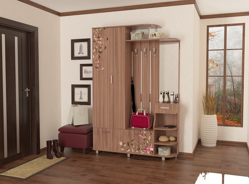 Стенка для прихожей Барселона-2