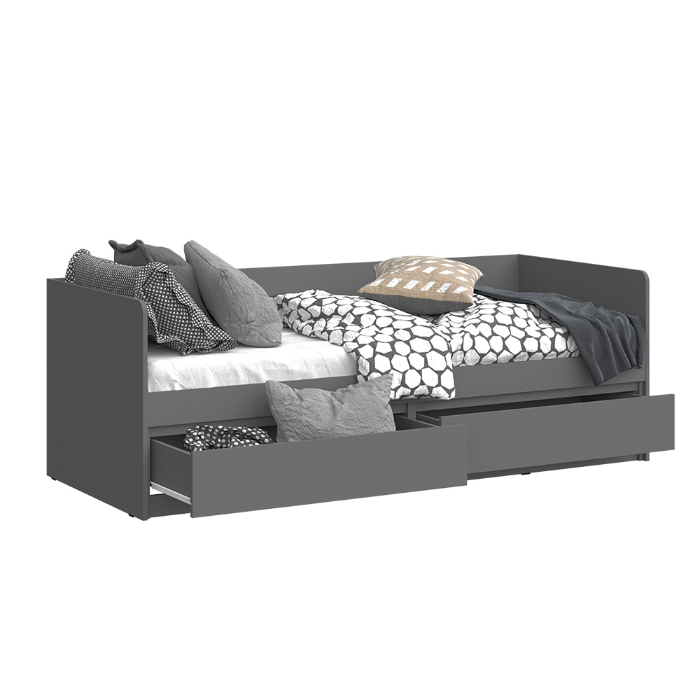 Кровать детская Челси 0,8м, Графит Кровать детская Челси 0,8м, Графит