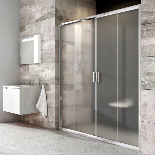 BLDP4-170 блестящий + Транспарент Blix душевая дверь раздвижная, четырехэлементная BLDP4-170 блестящий + Транспарент Blix душевая дверь раздвижная, четырехэлементная