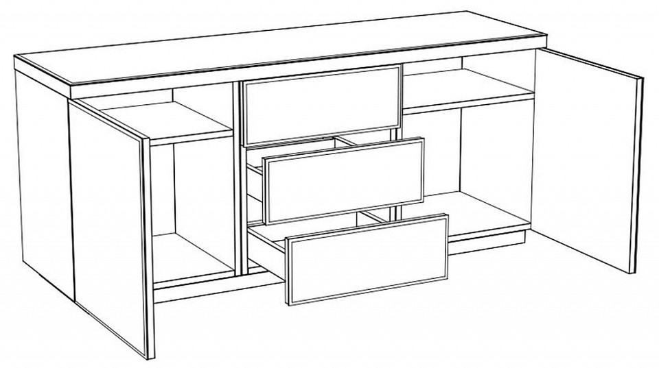 Тумба Kristal bedroom