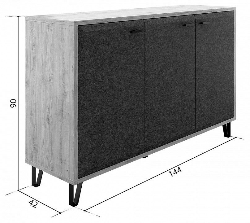 Тумба Grace KOM3D