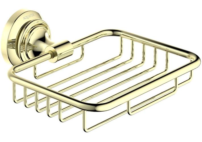 AQ4533PG КЛАССИК мыльница решетка, полир. золото