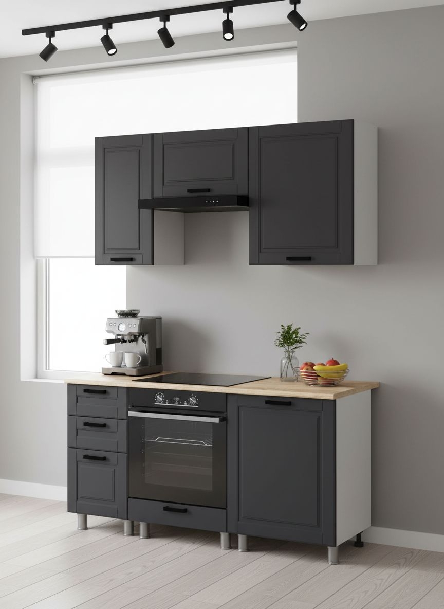 МК Аленушка 1,6м в.7 Астра Сталь,скоба черный,сонома