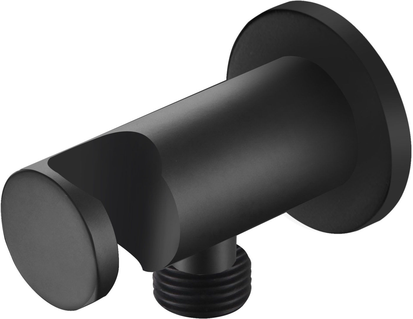 AQ2455MB шланговое подсоединение с держателем душа, матовый черный