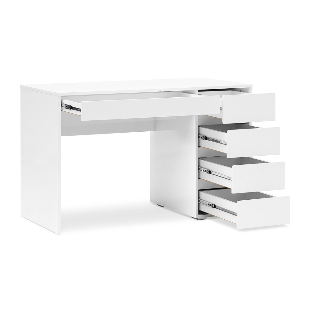 Стол компьютерный №13 Серия 2, Белый глянец