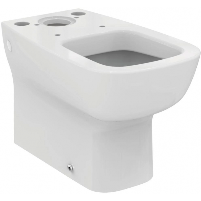 T282001 ESEDRA Напольный пристенный унитаз для монтажа с бачком, глубокий смыв, сидение и крышка заказывается дополнительно