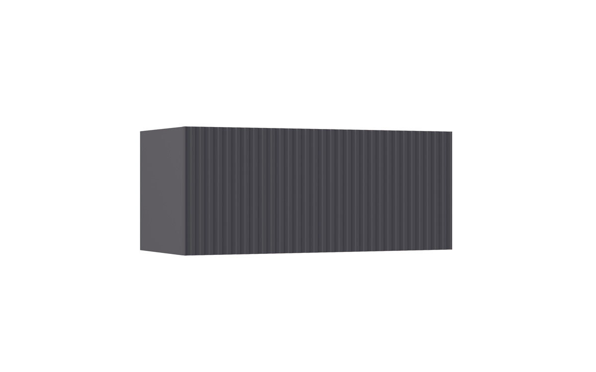 Тумба навесная №1 Оливия, Графит, Графит Софт