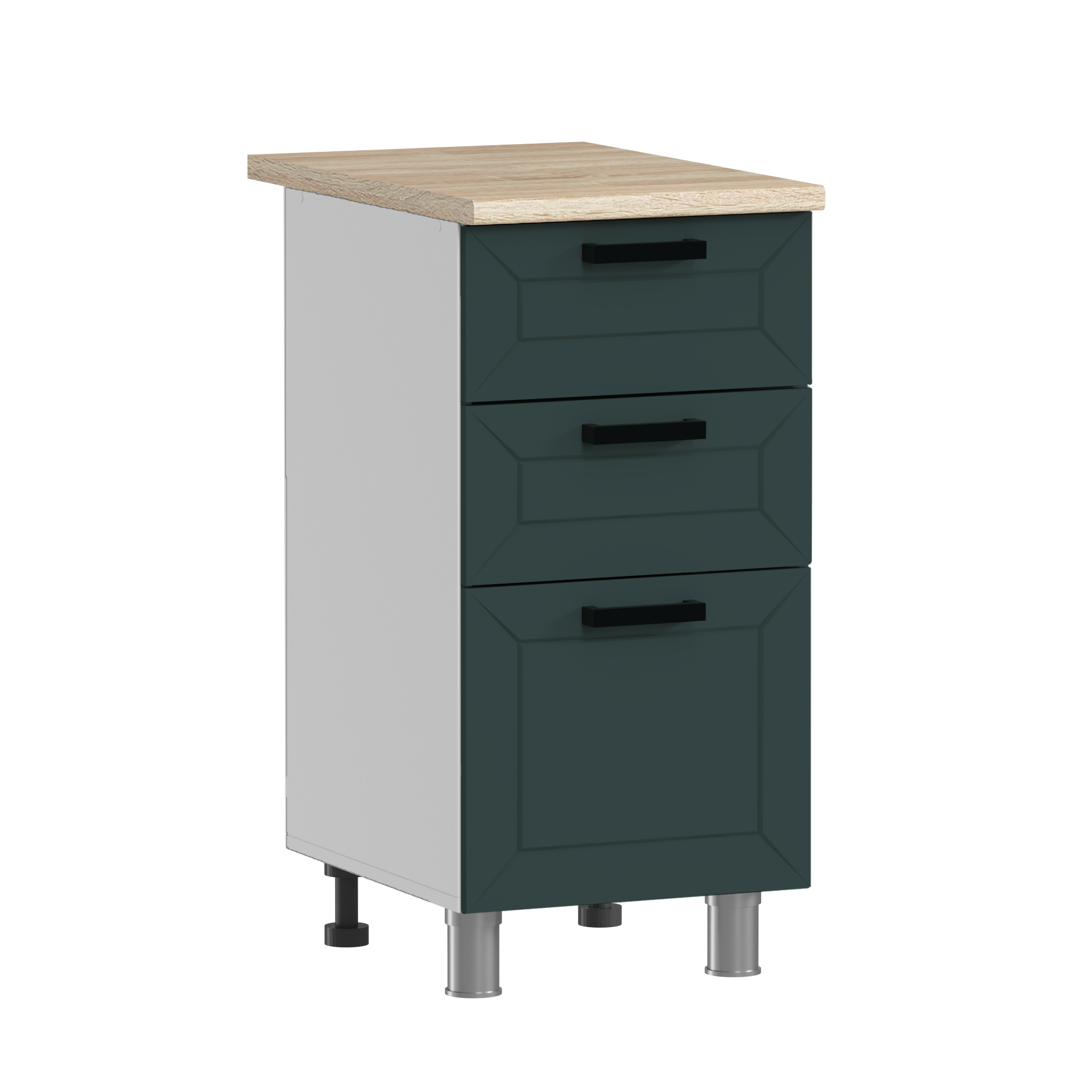 ГК Аленушка 2 м  Лилия Керамика/Изумруд,скоба черный,сонома