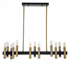 Люстра на штанге Indigo Cero 13009/12PL Black