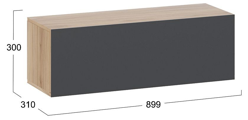 Тумба навесная Глосс 319.03.26