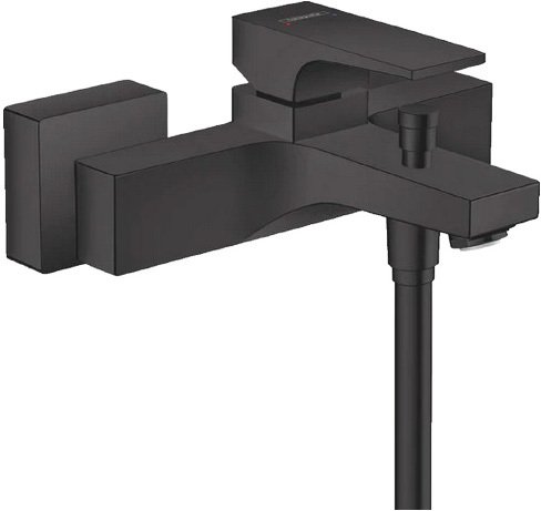 32540670 HG Metropol смеситель для ванны матовый черный