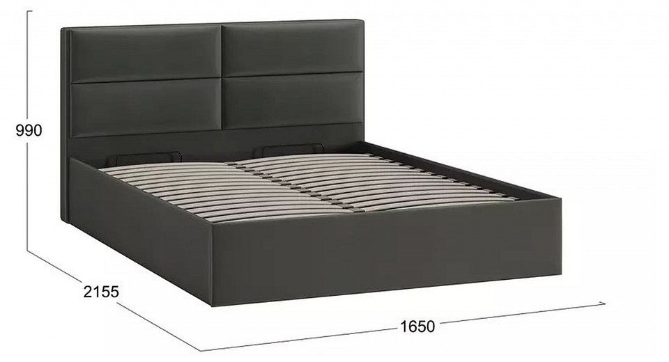 Кровать двуспальная Глосс