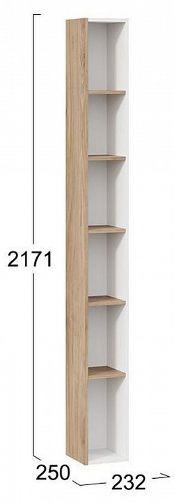 Стеллаж-колонка Порто ТД-393.07.25 Стеллаж-колонка Порто ТД-393.07.25