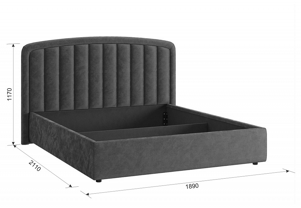 Кровать двуспальная Сиена 2