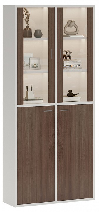 Шкаф-витрина Домино СУ(ш2в2)+2ФС+2ФГ