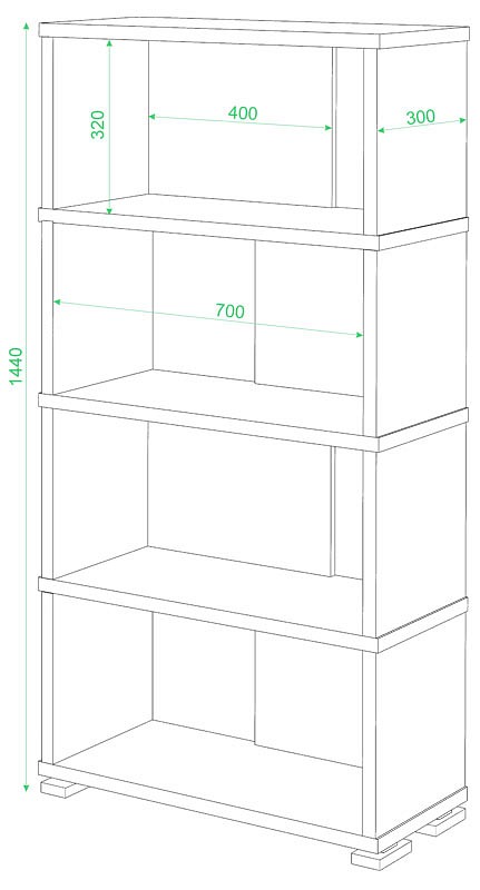 Стеллаж СБ-10/4