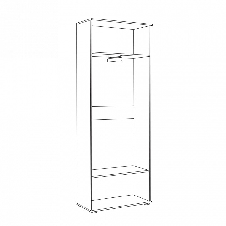 Шкаф платяной Куба 13.136