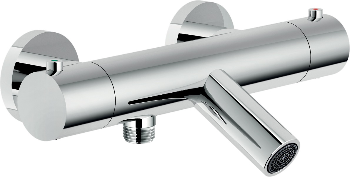 LV00010/1CR LIVE термостатический смеситель для ванны