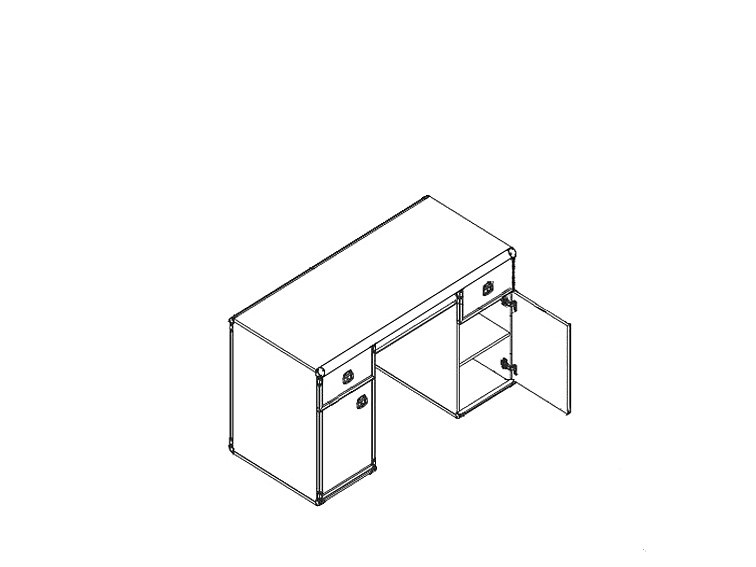 Стол компьютерный Индиана JBIU 2d2s