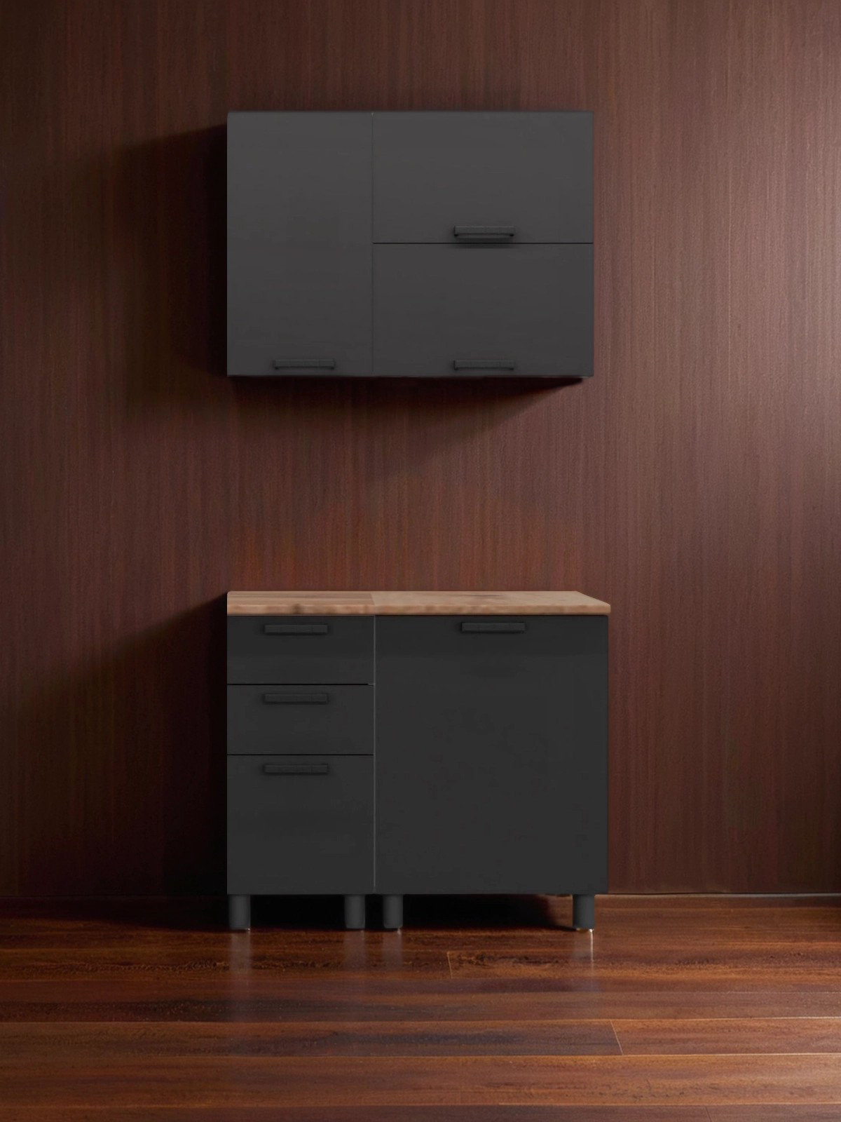 МК Аленушка В 400 Лаванда Сталь, скоба черный