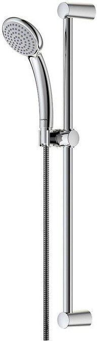 BA207AA FRESH S Душевой гарнитур (1-функциональная лейка 80 мм, штанга 600 мм, шланг Ultraflex 1750 мм)