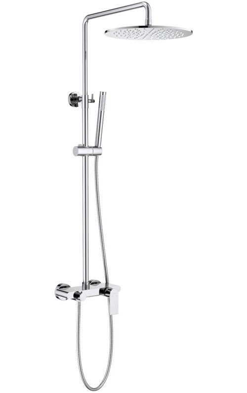 AQ2440CR ЛИРА душевая система (смеситель для ванны) 300мм