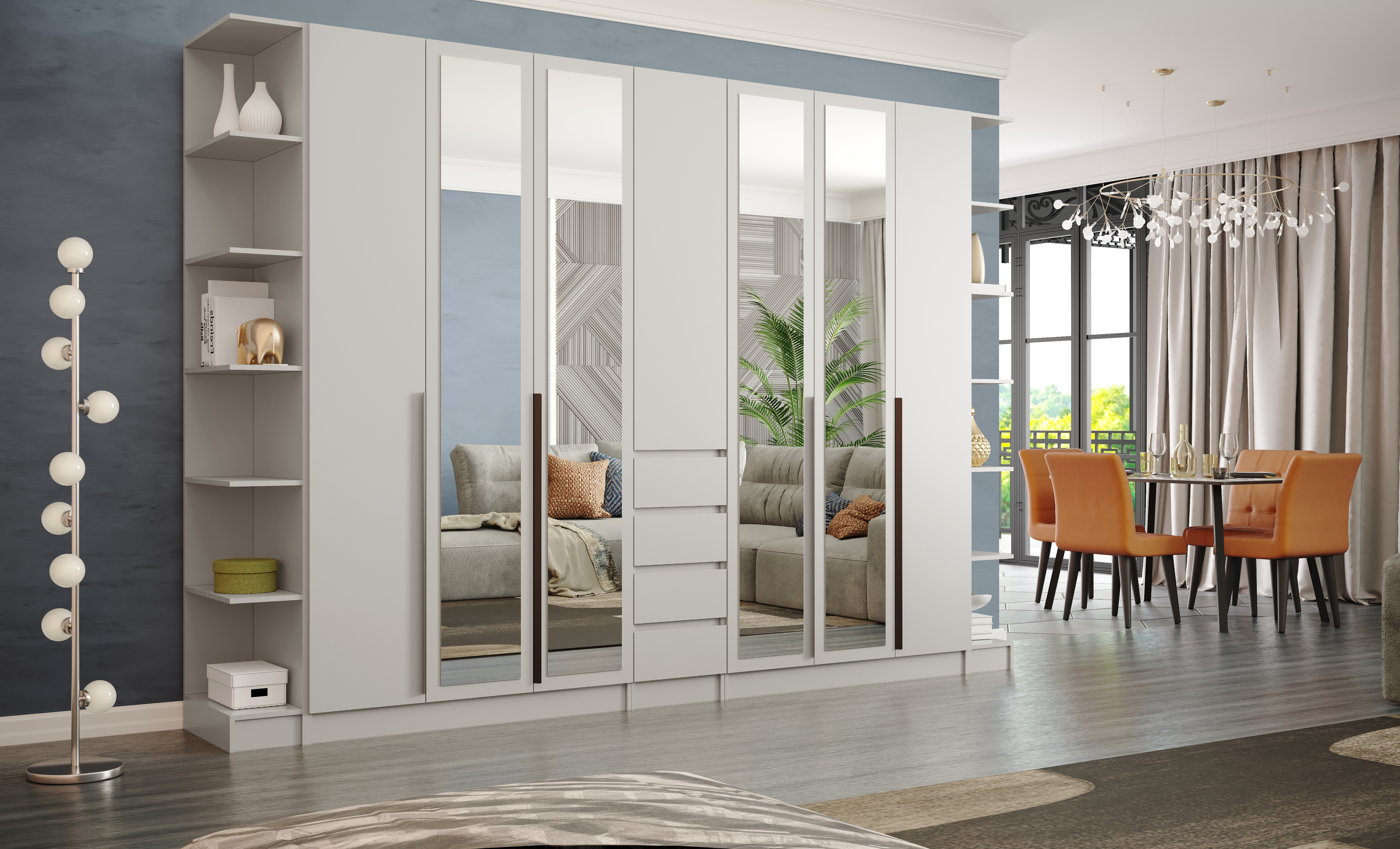 Стеллаж Мадрид (0,3) кашемир