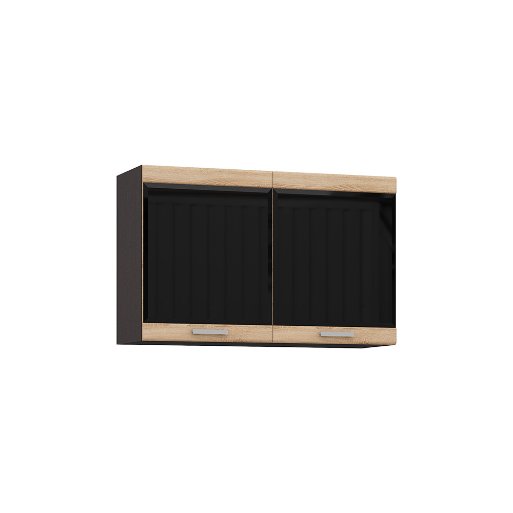 Шкаф навесной Асти АН-002, Дуб сонома, Венге