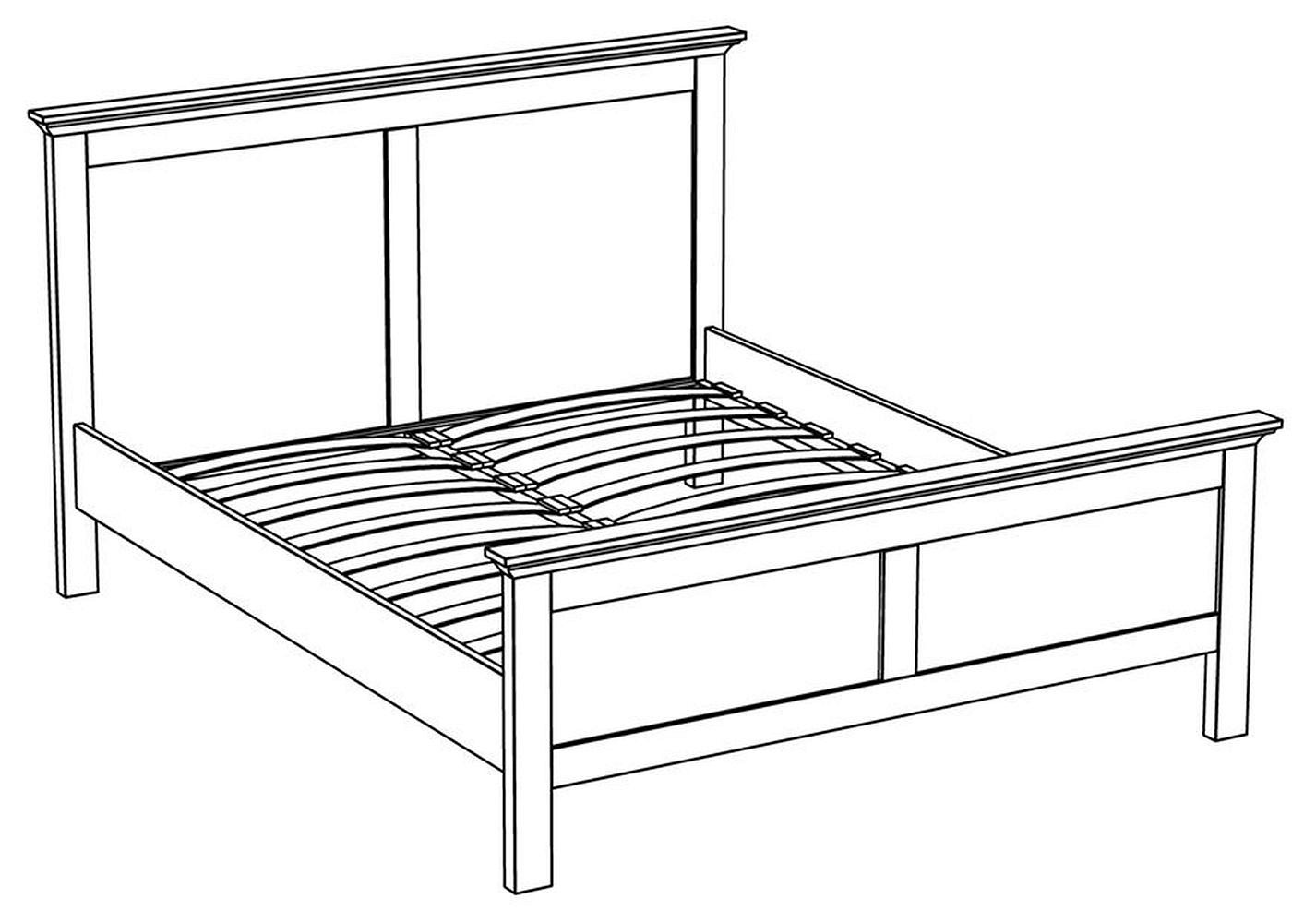 Кровать двуспальная Reina