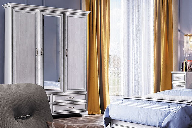 Шкаф платяной Tiffany 3D4S