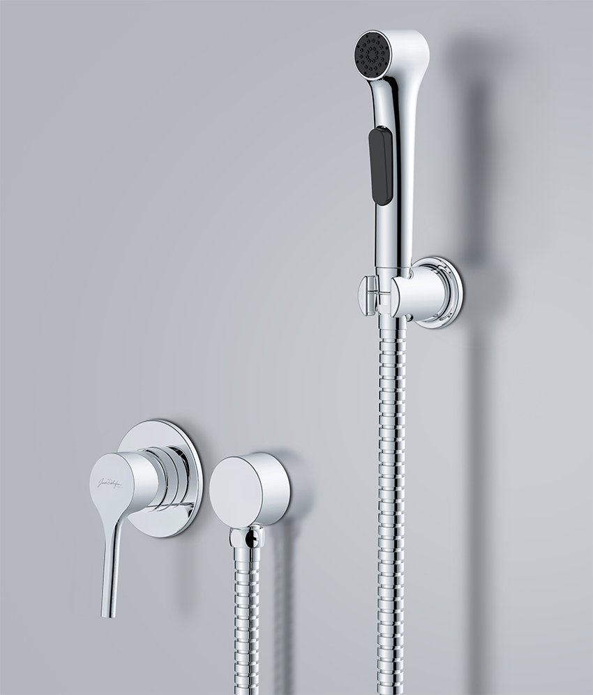 E24610-CP ELATE cмеситель с гигиеническим душем