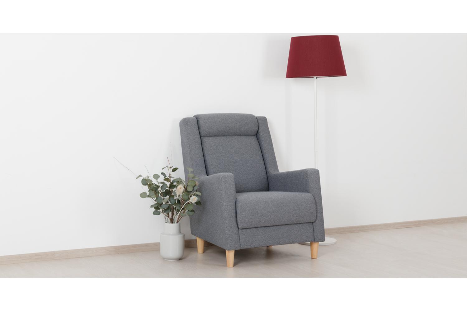 Кресло Дилан Серое