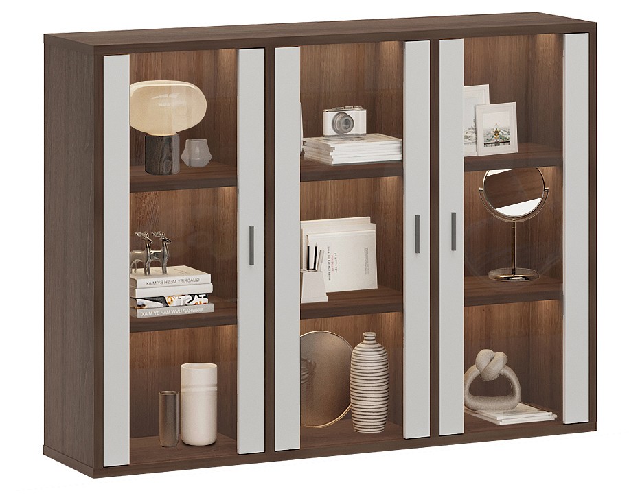 Тумба-витрина Домино СУ(ш3в1)+3ФС