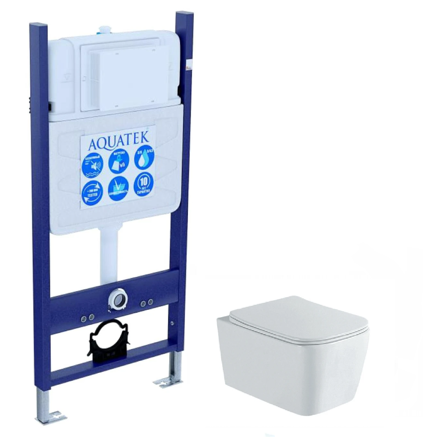 SET AQUATEK ЛИБРА N-14 cm (рама AQUATEK Standard INS-0000014(без клавиши и крепежа)+унитаз ЛИБРА New компакт AQ1148N-00 с тонким сиденьем soft-close SET AQUATEK ЛИБРА N-14 cm (рама AQUATEK Standard INS-0000014(без клавиши и крепежа)+унитаз ЛИБРА New компакт AQ1148N-00 с тонким сиденьем soft-close