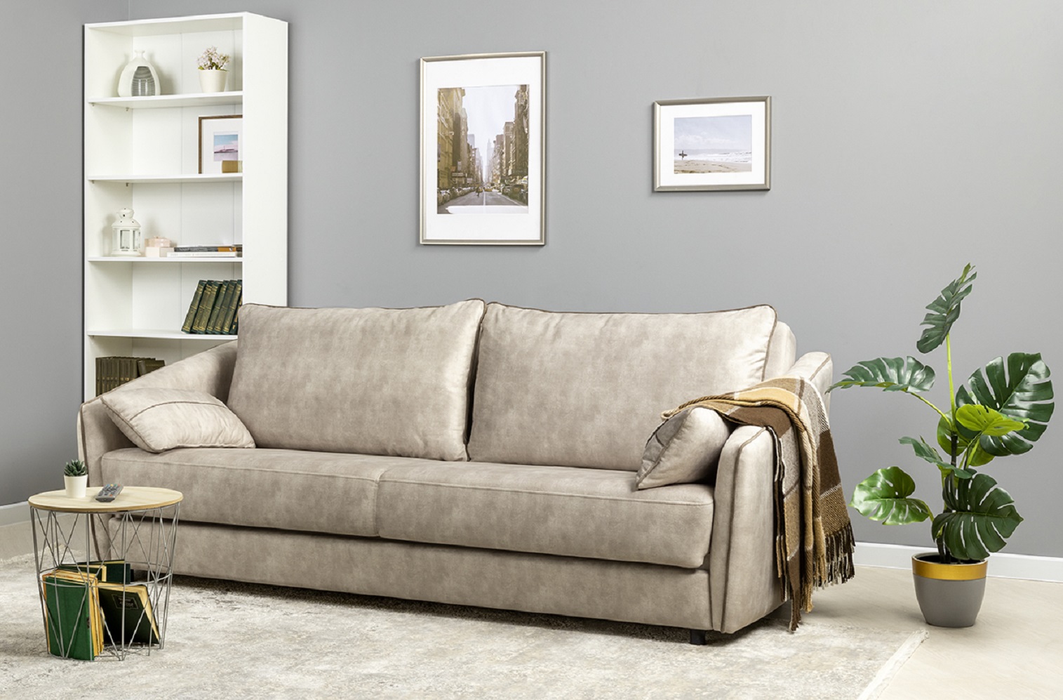 Диван кровать Флеш, Бежевый