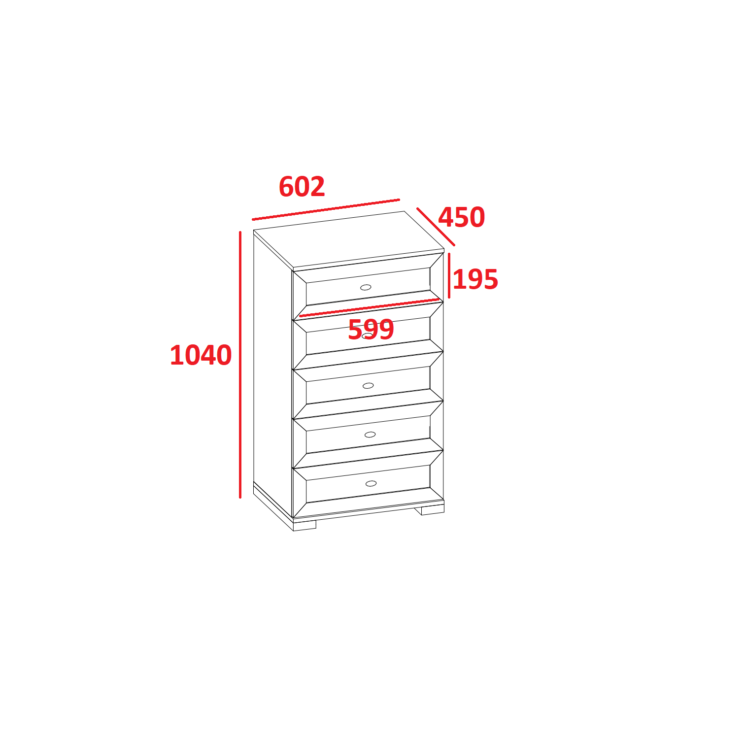 Комод Sherlock 6, орех