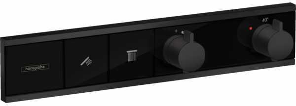 15380670 HG RainSelect термостатический смеситель для душа (внешняя часть) матовый черный 15380670 HG RainSelect термостатический смеситель для душа (внешняя часть) матовый черный