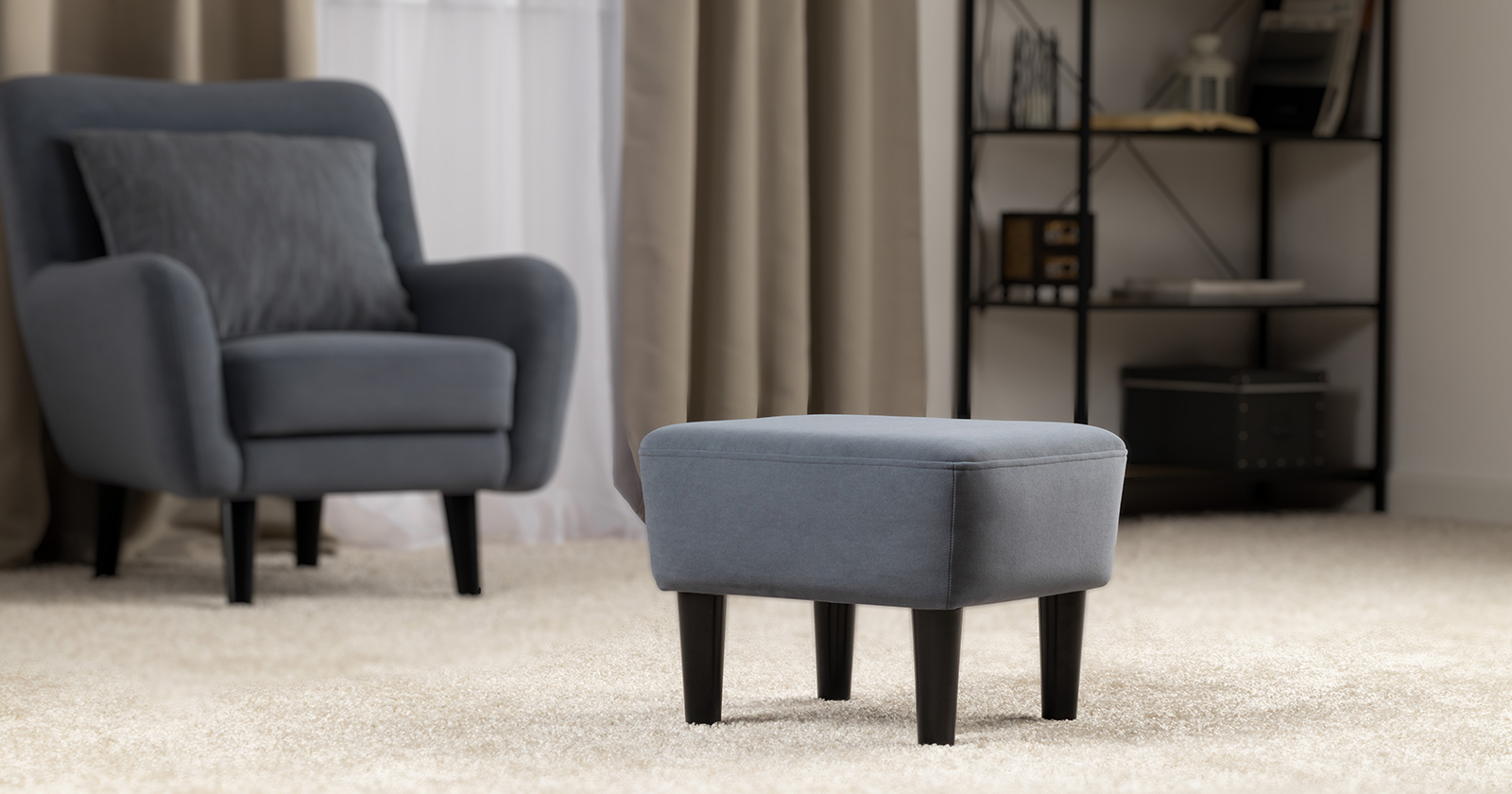 Пуф Дакота Синий