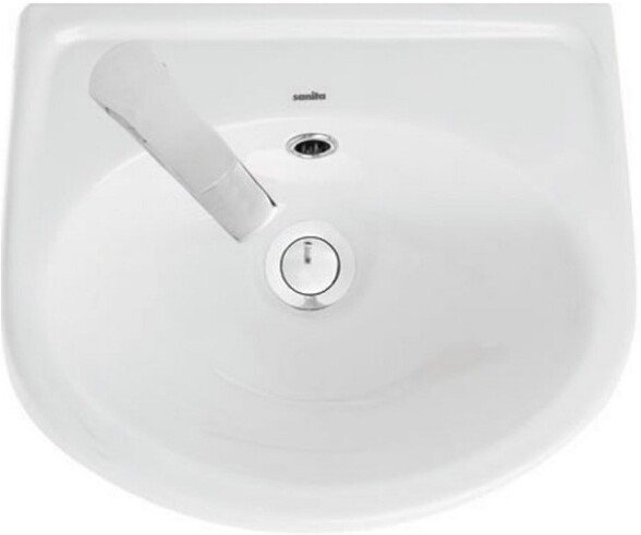 ЛАДА Мини - умывальник 37 ВКСЛ Белый S1, крепежи в комп не входят (WB.MN/Lada/37-L/WHT.G/S1)